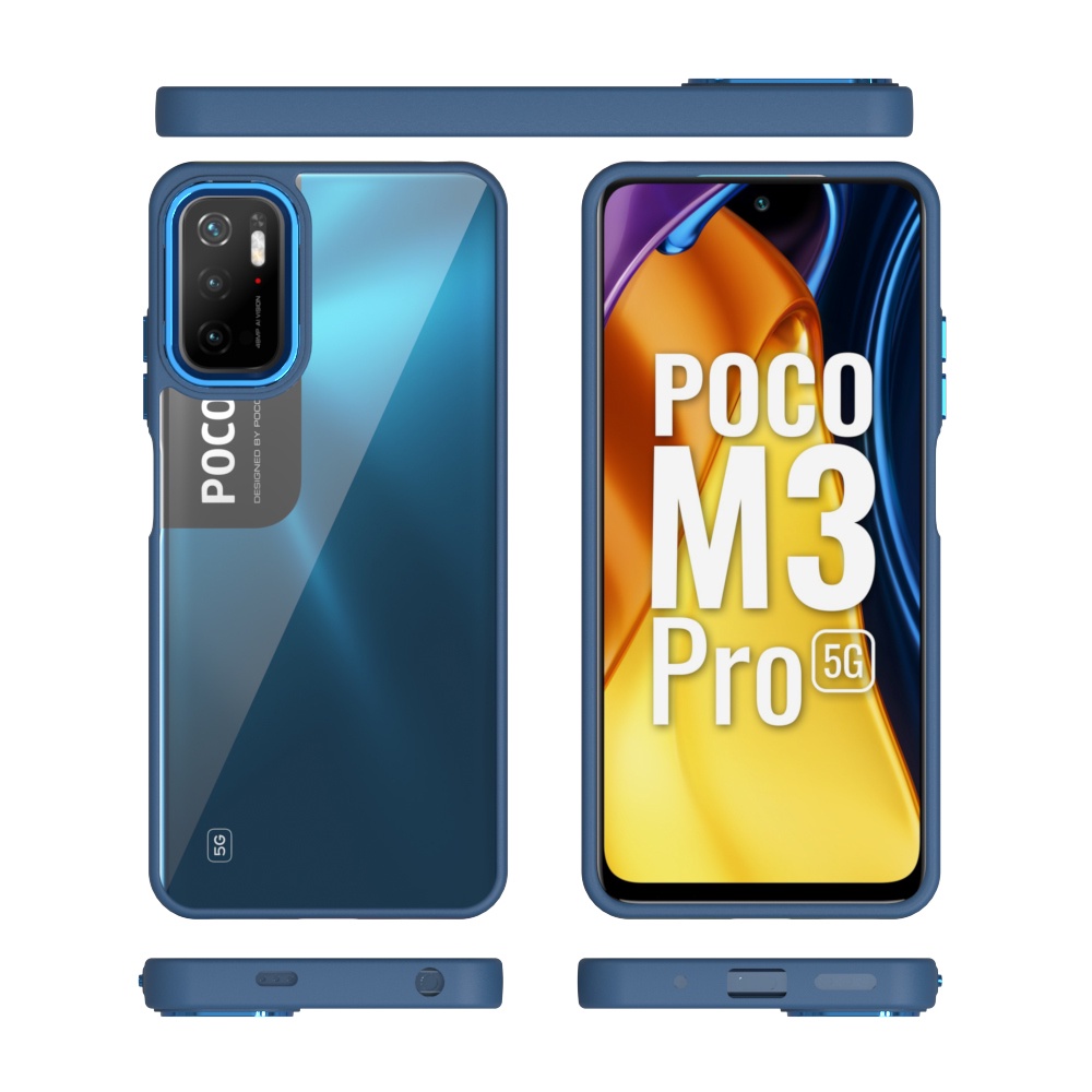 XIAOMI POCO M3 PRO 5G REDMI NOTE 9 NOTE 10 4G NOTE 10S NOTE 10 5G NOTE 11 4G NOTE 11 PRO 4G / 5G - NEOHYBIRD CASE PREMIUM ACRYLIC SQUARE LENS CHROME