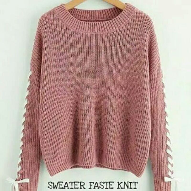 sweater rajut kekinian/Baju wanita murah/Baju wanita kekinian