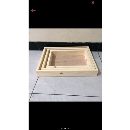 

Nampan kotak 17x17x7