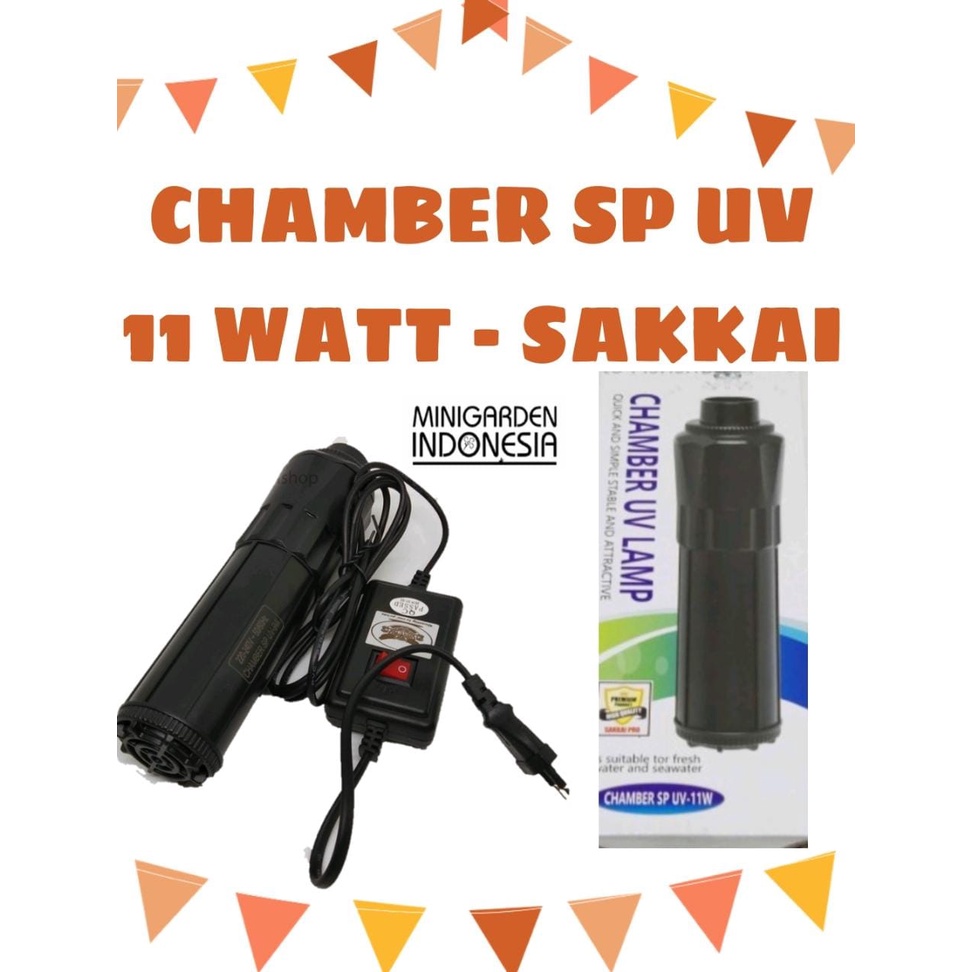 SAKKAI PRO CHAMBER SP UV 11W LAMPU UV AQUARIUM 11WAT LAMPU STERILISASI