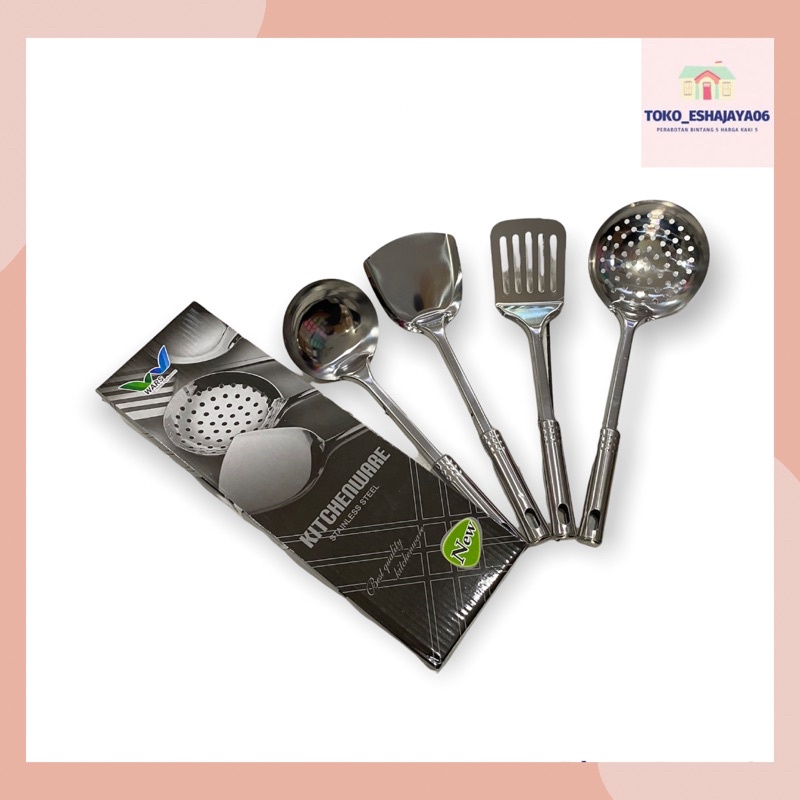 Kitchen ware set stainless steel