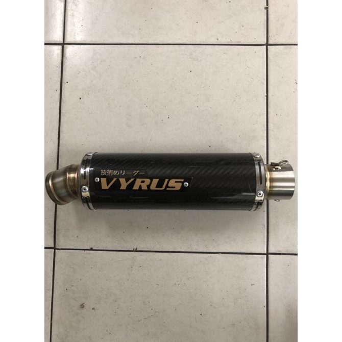 Slincer knalpot R9 vyrus carbon