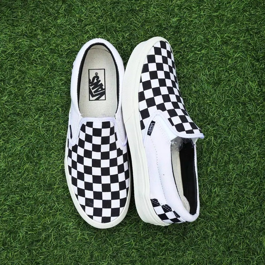 sepatu vans sepatu vens slip sepatu slop slip on sepatu kanvas joint reseller sepatu keren