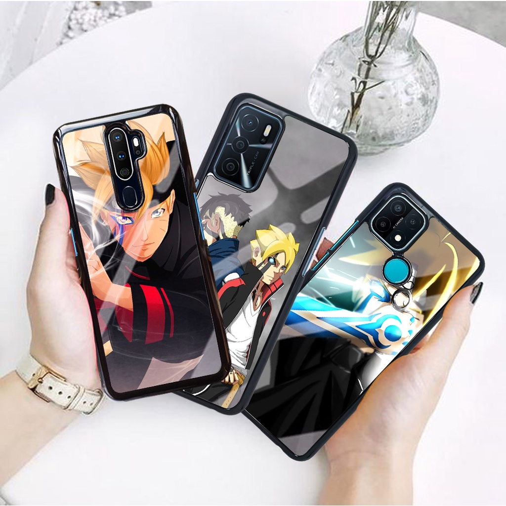 (OS21) Case Glossy Kilau Oppo A15 A15S A16 A52 A53 A54 A31 A9 A91 A92 A5 A9 2020 - Casing Hp Anime N