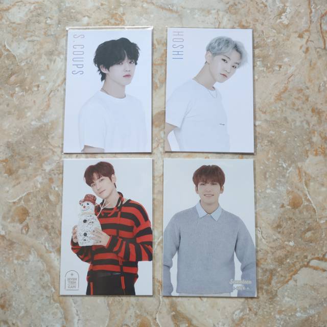 

SEVENTEEN Postcard set Photospace Winter Cheese Cafe