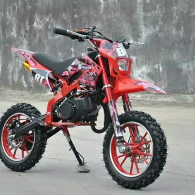 MOTOR MEDIUM TRAIL MT2A 50 CC  MESIN 2 TAK~MOTOR CROSS~MOTOR  ANAK(GOSENT/JNE/INDAH CARGO)