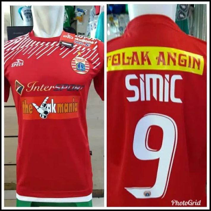 Terbaru Jersey Persija Home/Away + Nameset + Patch Piala Presiden Thn 2018