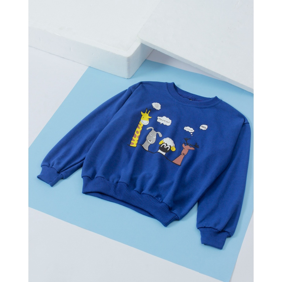 Promo Pakaian Anak Perempuan ANIMALS Sweater Fleece Umur 1 - 5 Tahun