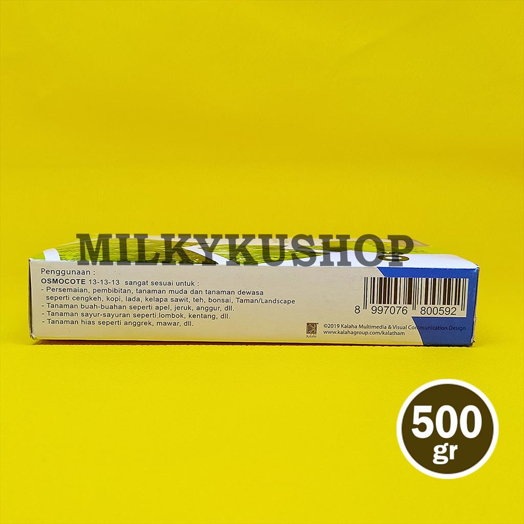 PUPUK OSMOCOTE 13 13 13 ISI 500 GRAM KEMASAN PABRIK DEKASTAR SEIMBANG