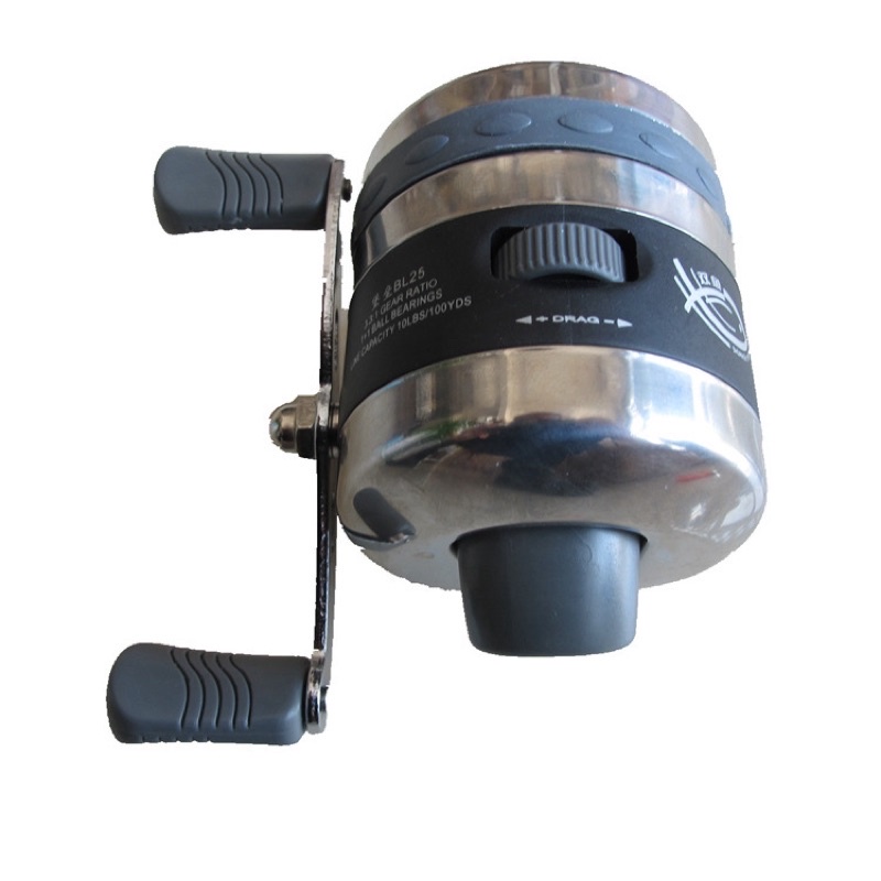 SHUANGYU RAMPART Reel Pancing Baitcasting Ketapel Berburu Mancing Outdoor Hunting - BL25 - Silver