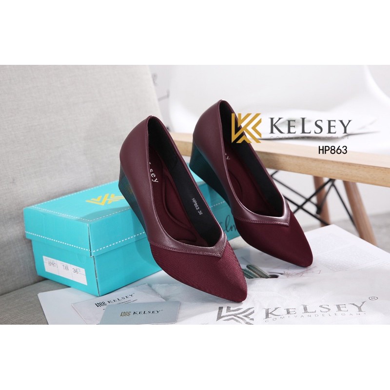 (GRATIS ALAS KAKI) Kelsey Sepatu Heels Wanita HP863 Sepatu Heels Import