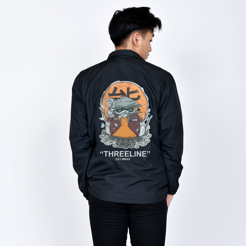 NEW MODEL JAKET BOMBER URBAN PRIA/WANITA (UNISEX)-Coach Panda Hitam