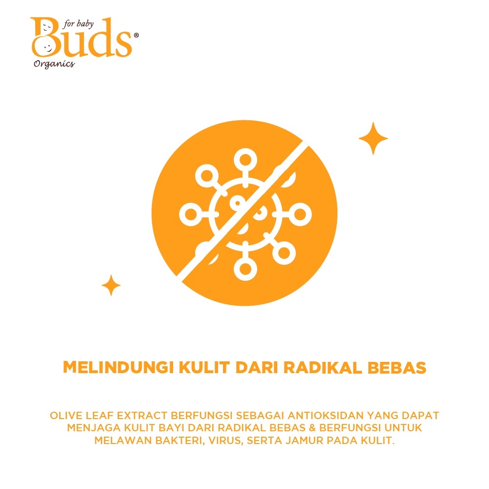 BUDS ORGANICS SUPER SOOTHING DEEP MOISTURISING CREAM 100ML KRIM PERAWATAN LUKA BAYI