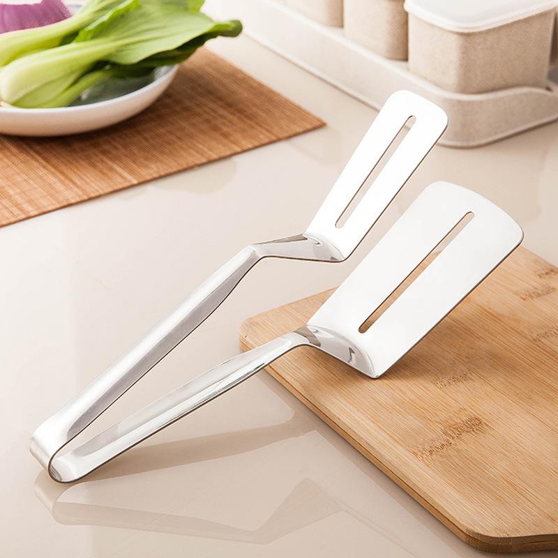 (BOW) Penjepit Makanan Bahan Stainless Steel Tahan Panas 3MN22