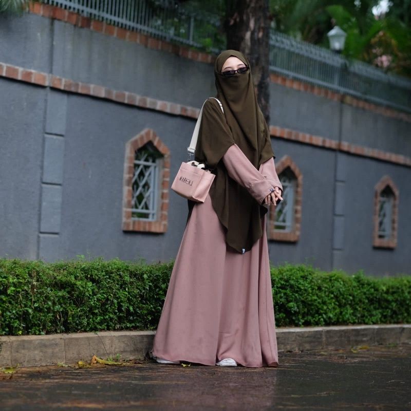 ABAYA TURKI BASIC ABAYA WANITA
