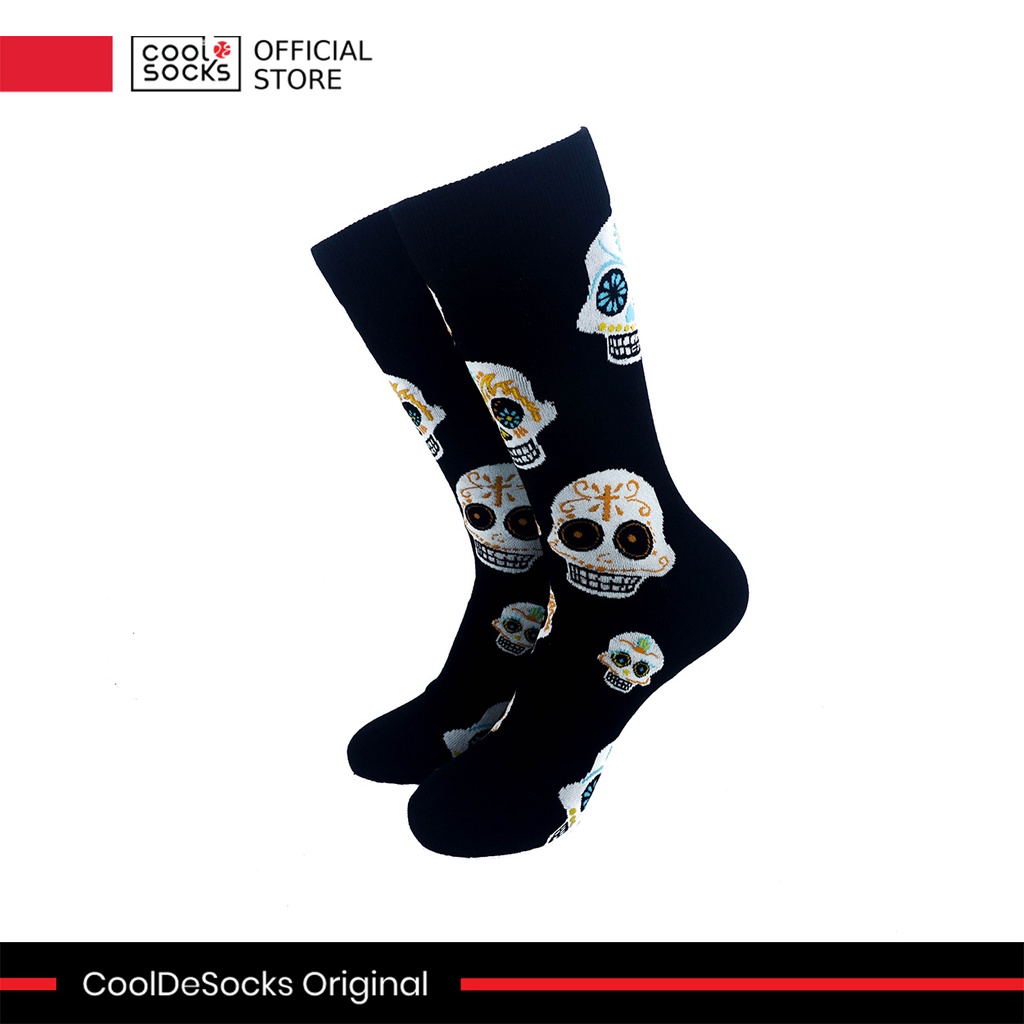 Kaos Kaki CoolDeSocks Original | Aztec - Skulls