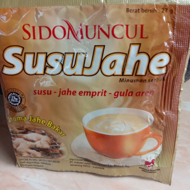 

susu jahe sidomuncul 27gr