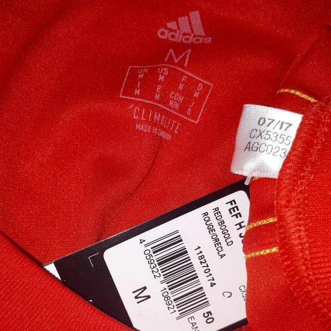 Jersey Original Spanyol 2018-2019 Worldcup Bnwt