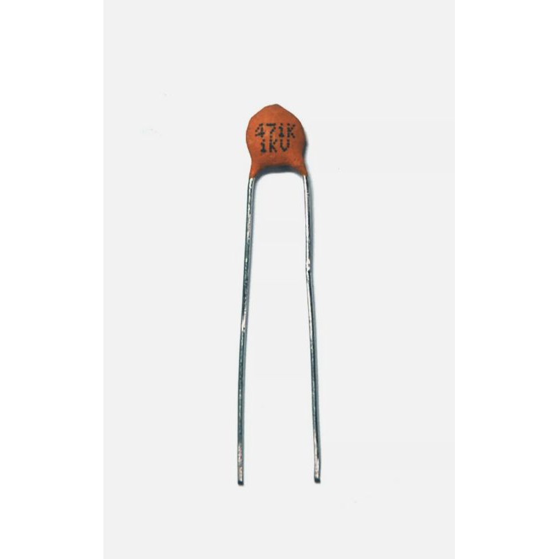 Disc Ceramic Capacitor 471K 470pF 1KV K ±10% Y5P RoHS Taiwan