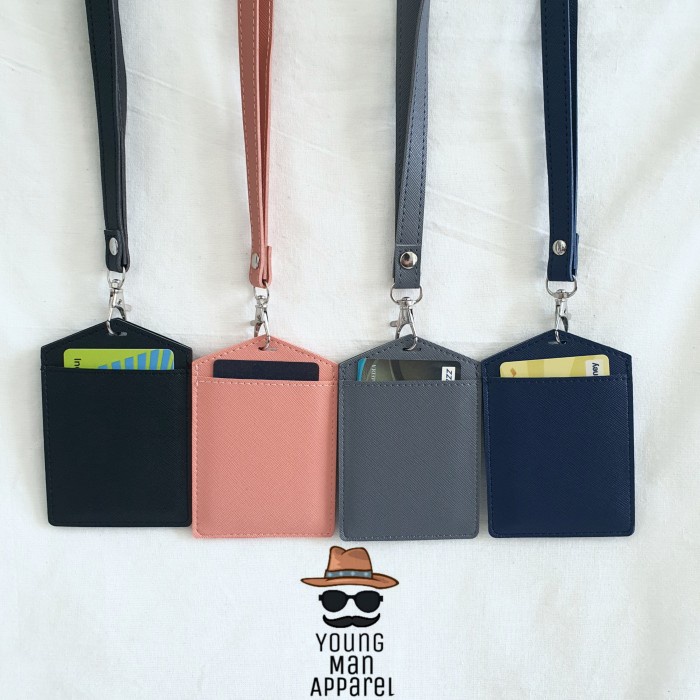 

ORGANIZER-DOCUMENT- ID CARD HOLDER / NAME TAG HOLDER KULIT / GANTUNGAN ID CARD - ABU-ABU -DOCUMENT-