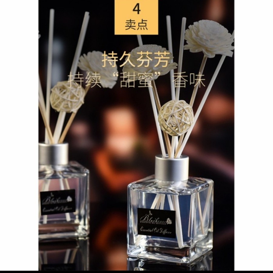 Aromaterapi Ruangan Luxury Reed Diffuser Oil Pengharum Stick Wangi Set