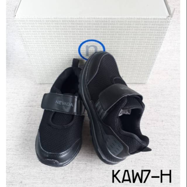 Sepatu Sekolah Anak Hitam Brand MATAHARI Nevada