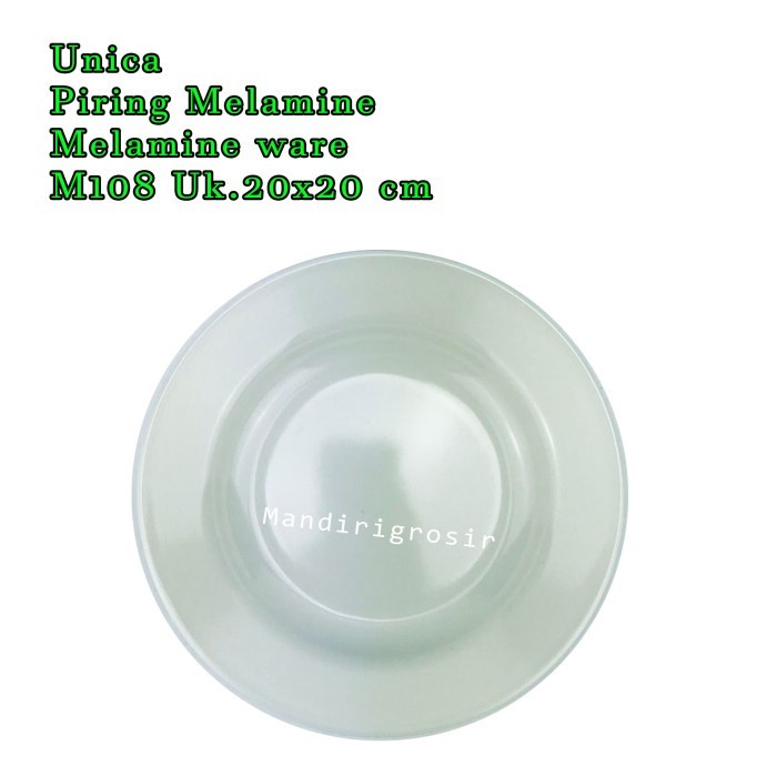 Unica * Piring Melamine * Melamine ware * M108 * Uk.20x20 cm