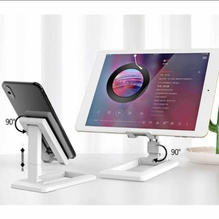 [Eike] - Holder Phone Lipat / Phone Holder Stand Lipat Portable / Hp Tab Stand Holder Dudukan HP / Holder Phone