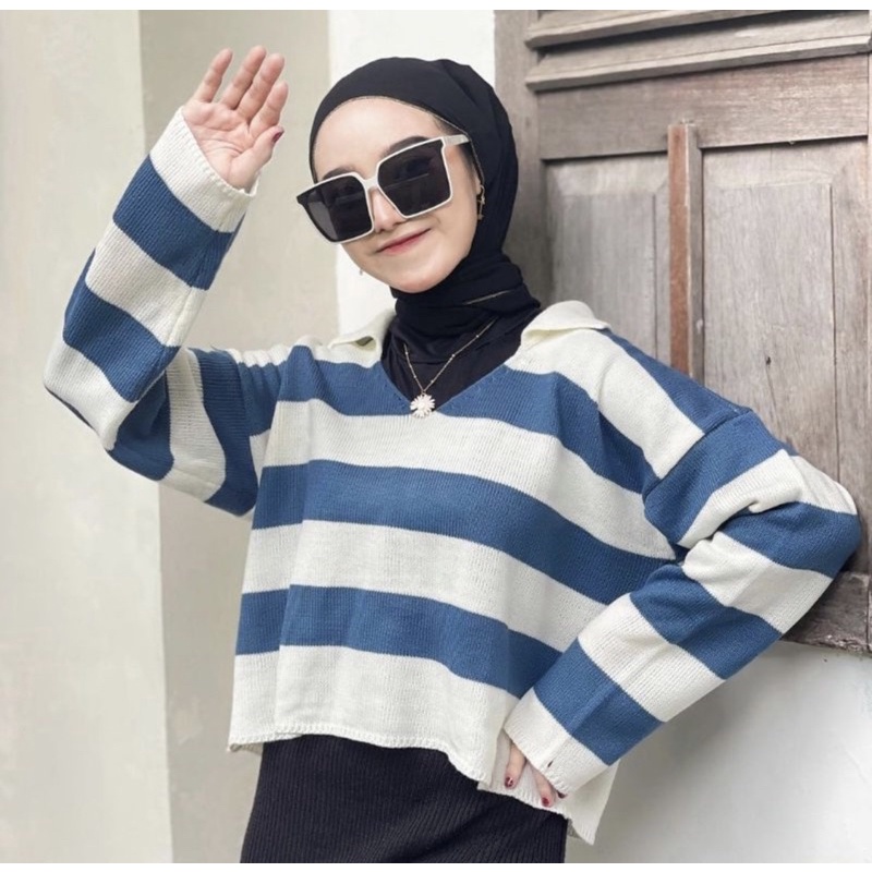 FUJI CROP SWEATER