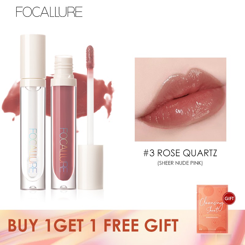 Focallure Lip Gloss Shimmering Anti Lengket Tahan Lama ...