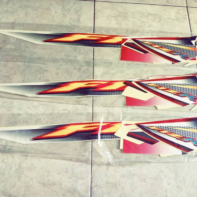 Striping FIZ R 2014 Merah