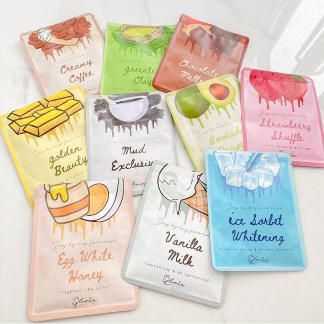 ❄️MATCHA❄️ [10 GR] MASKER ORGANIK BUBUK BY LEA GLORIA - MASKER LEA GLORIA ORIGINAL MASKER WAJAH