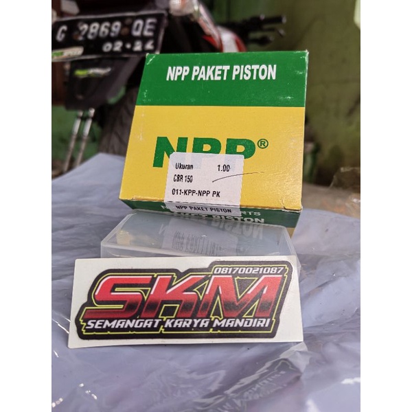 piston cbr 150 old kpp k15 ov 100 merk npp