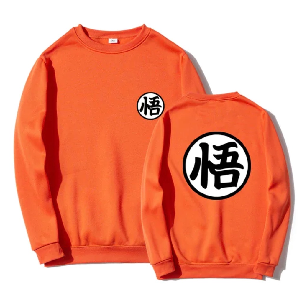 DRAGON BALL Basic Sweater II BDRAGON BALL Sweater Crewneck II Sweatshirt SIZE M - XL ( Pria &amp; Wanita / Anak &amp; Dewasa )