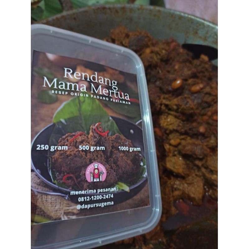 

Rendang Padang Pariaman 250 gram