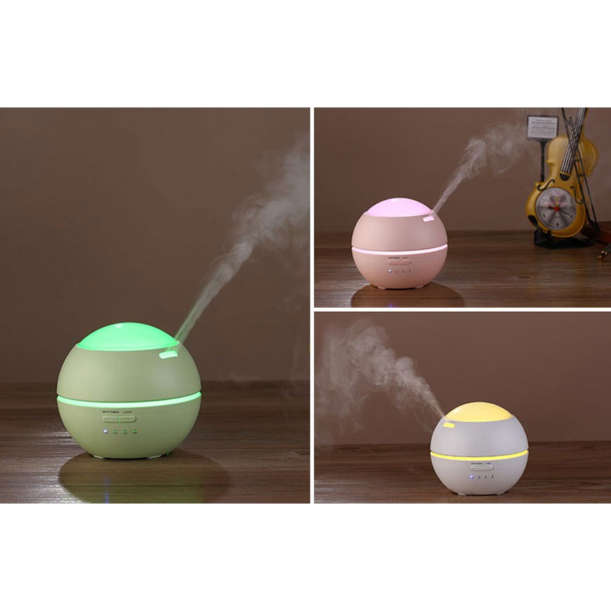 Romantic Projection Light and Shadow Aroma Diffuser Essential Oil Mist Humidifier 7 Colors LED