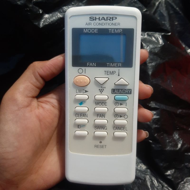 REMOTE REMOT AC SHARP CRMC-A820JBEZ LAUNDRY ORIGINAL ASLI