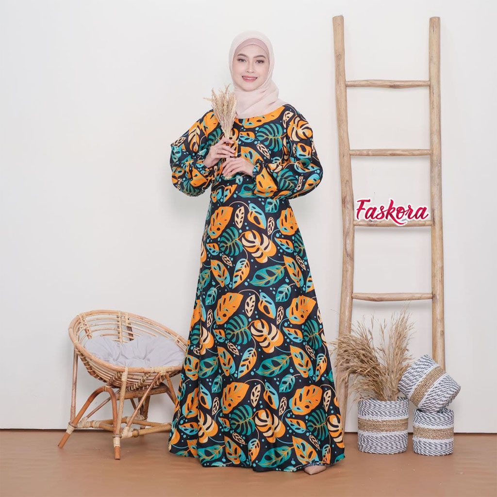 Gamis Syari Terbaru 2021 Ori / Gamis Janda Bolong Jumbo Rayon / Gamis Jumbo Murah Terbaru