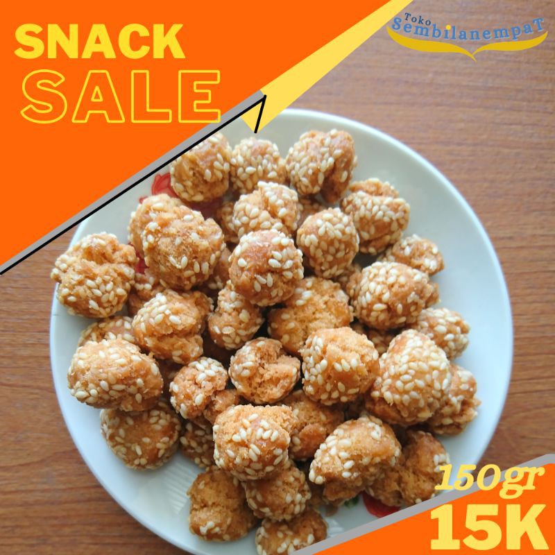 

snack kiloan makanan ringan jadul onde onde ketawa 150gr