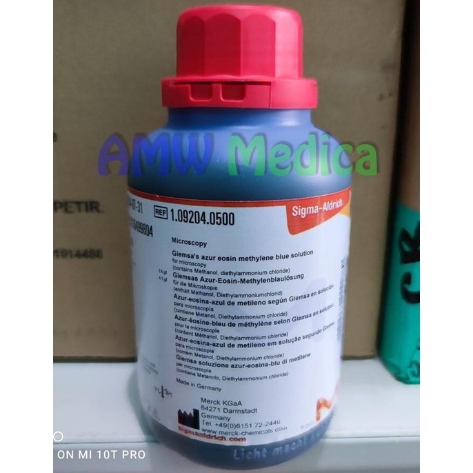Giemsa MERCK Cat.1.09204.0500 500 ml MERCK KGaA Chemicals
