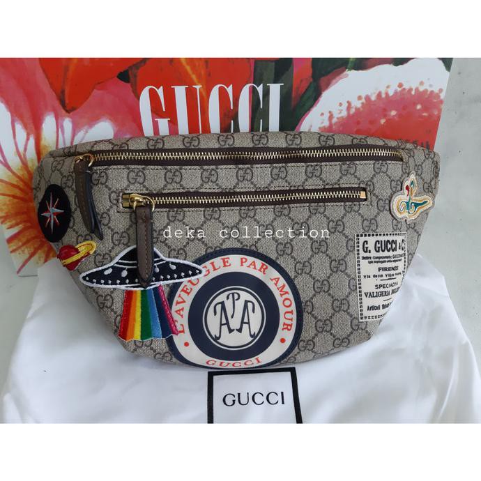 Waist Bag Gucci Tas Selempang Gucci Pria Wanita Mirror Quality Pancasonabadi