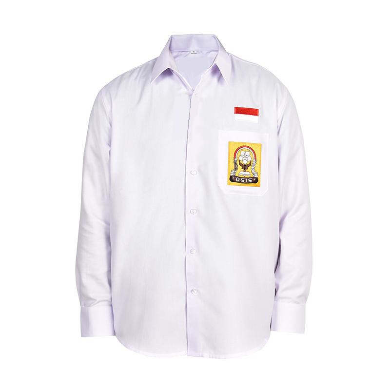 BAJU SERAGAM PUTIH SMP LENGAN PANJANG