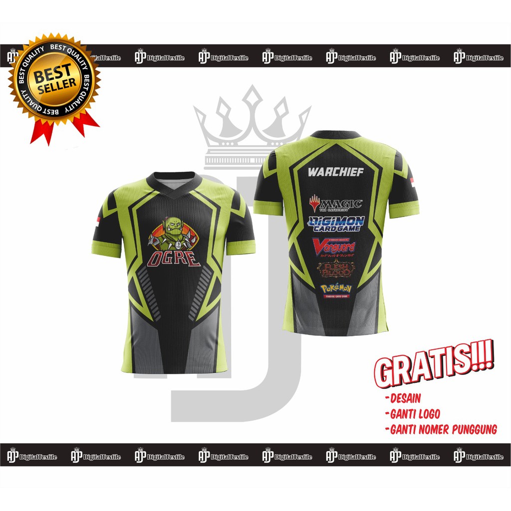 JERSEY ATASAN FULL PRINTING BEBAS DESAIN