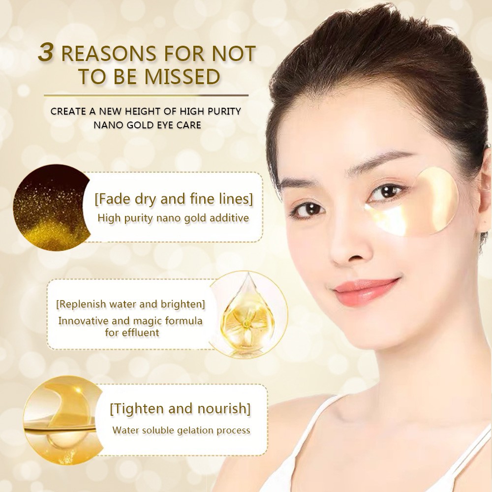 SANIYE  Eye Mask Masker Mata Kantong Eye Mata Panda Collagen Gold Crystal EM001