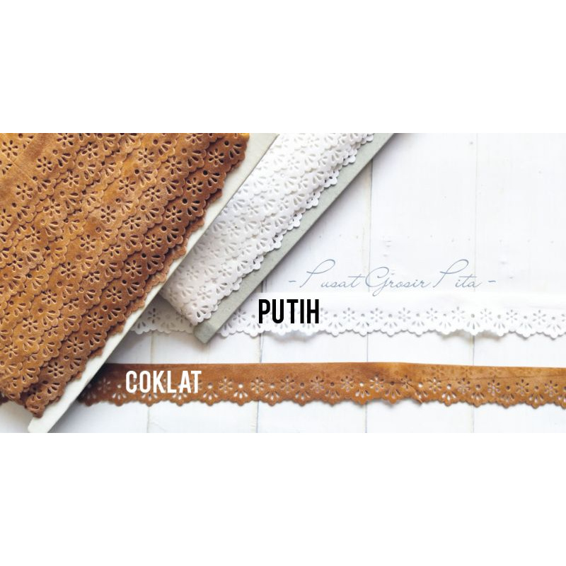 

5 yard Renda Motif Bunga 2.5 cm | Pusat Grosir Pita