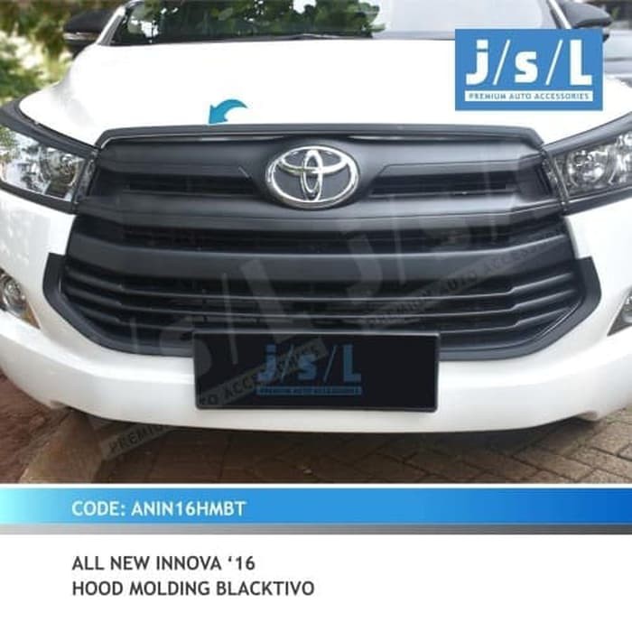 Hood Molding All New Innova Reborn 2016 model Blacktivo