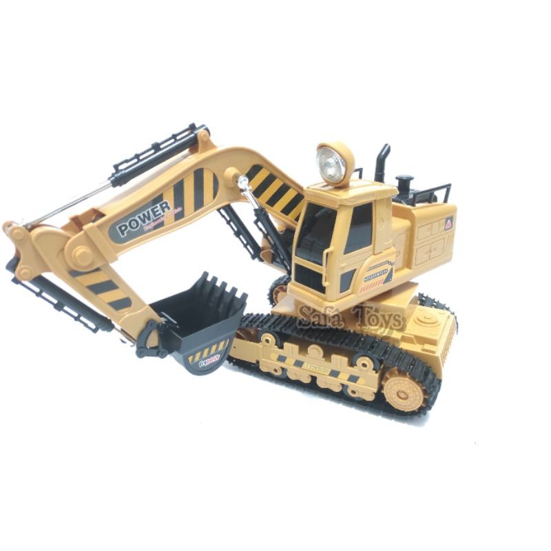 Remot Control truck excavator power truck Keruk /mainan anak alat berat Bisa Muter 360° Ada lampu