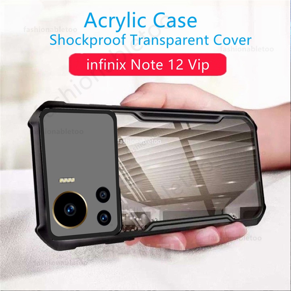 New PROMO Case Infinix Note 12 Vip SoftHard Case ShockProof Fusion Xundd Armor Transparant High Quality Handphone Casing Premium