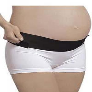 Carriwell Adjustable velcro support belt BLACK (S M L XL)