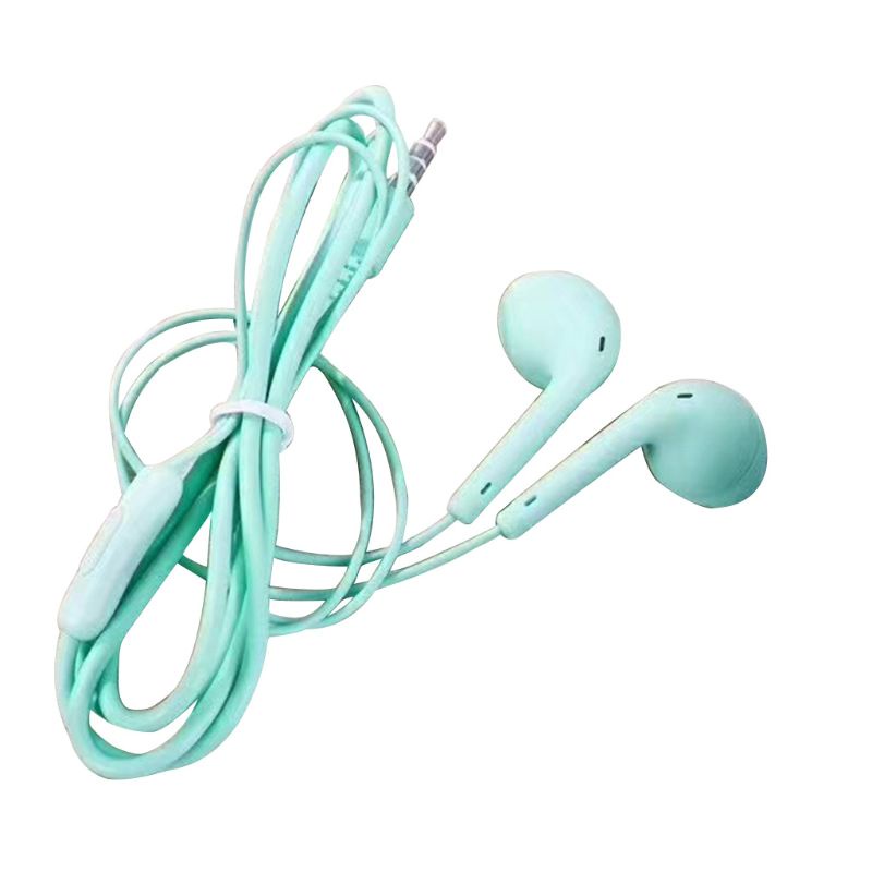 Vivi Headset Earphone Earbuds Sport Kabel Super Bass Jack 3.5mm Dengan Microphone Built-In